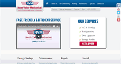 Desktop Screenshot of northvalleymechanical.com